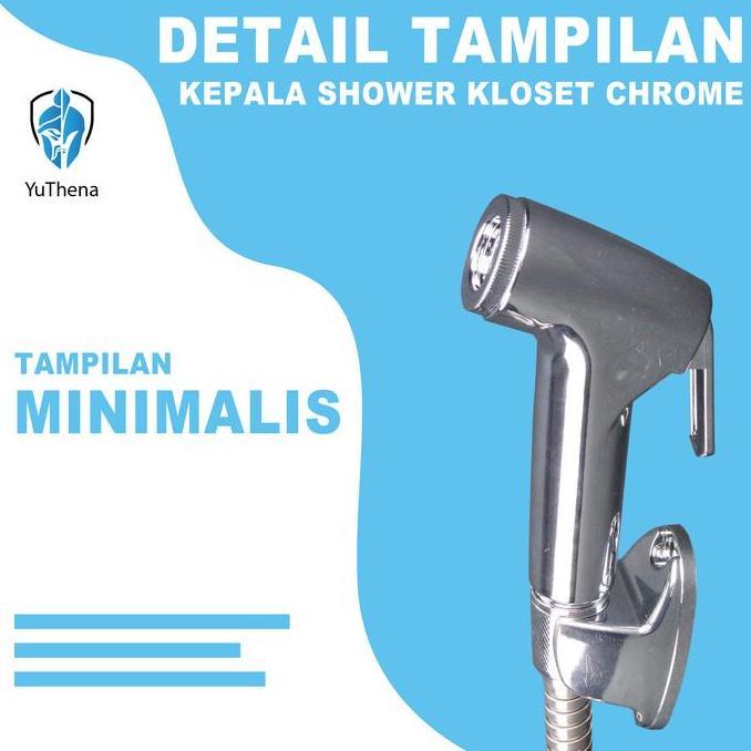 Maspi- Kepala Jet Shower Chrome / Kepala Shower Cebok Semprotan Cebok