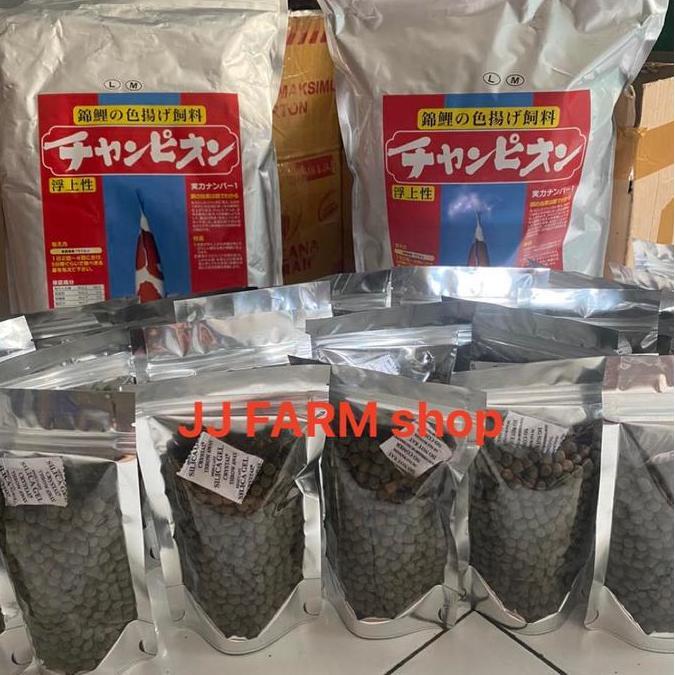 Fisheat- Pelet Champion 100G Jaminan Pelet Top Grade Louhan Koi