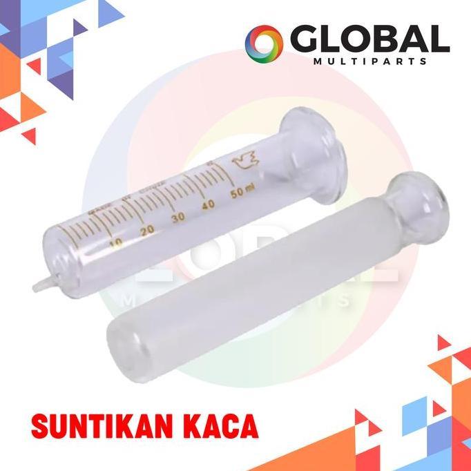 Tint- Glass Syringe / Suntikan Kaca 50 Ml