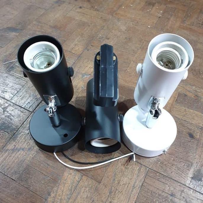 KAP LAMPU SOROT FITTING E27 REL - PLAFON MINIMALIS