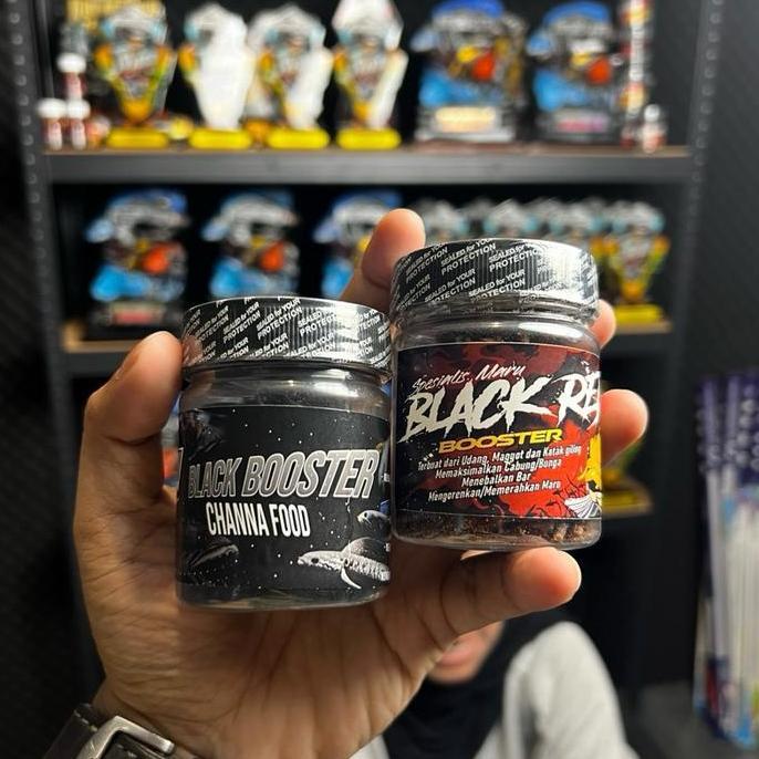 Barkahjualan7 - PELET BLACK & RED BOOSTER UNTUK CABUNG BUNGA WARNA CHANNA