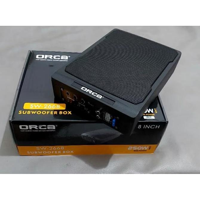 NEW Subwoofer Kolong Aktif ORCA SW-2663 / Sub Kolong Mobil ORCA 8 Inch