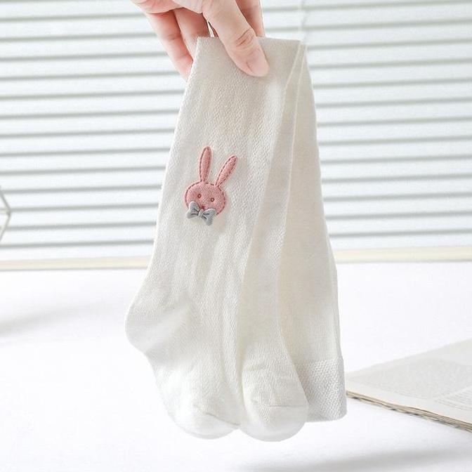 Dilaverbalii23 - Boboho - Legging Stocking Anak Perempuan Bahan Katun Motif Pita / Celana Stocking A
