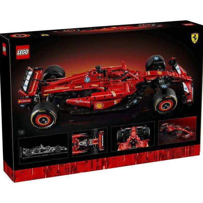 Ngila_Billa - Lego Technic 42207 Ferrari Sf-24 F1 Car (1,361 Pieces) Mainan Susunan Balok (18 Tahun+