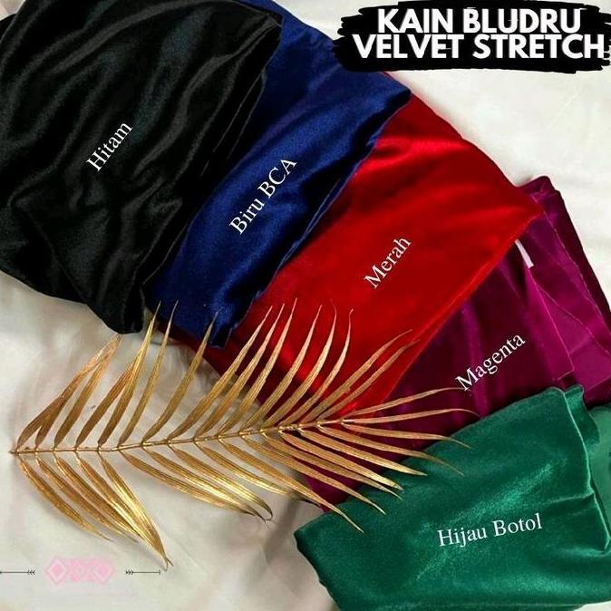 Costurar - Kain Bludru Stretch Tebal Mewah / Kain Bludru Velvet / Kain Beludru Velvet Premium / Kain