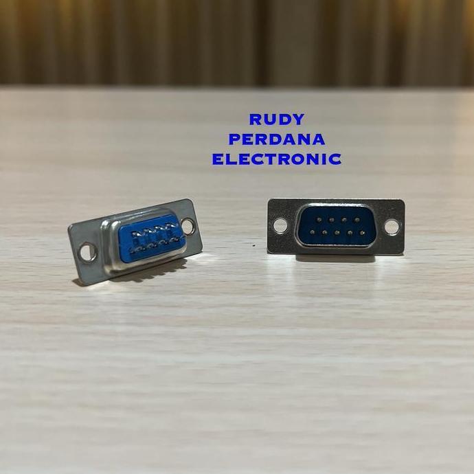 KONEKTOR CONNECTOR SOKET SOCKET VGA MALE COWOK DB9 DB 9 PIN RPE99