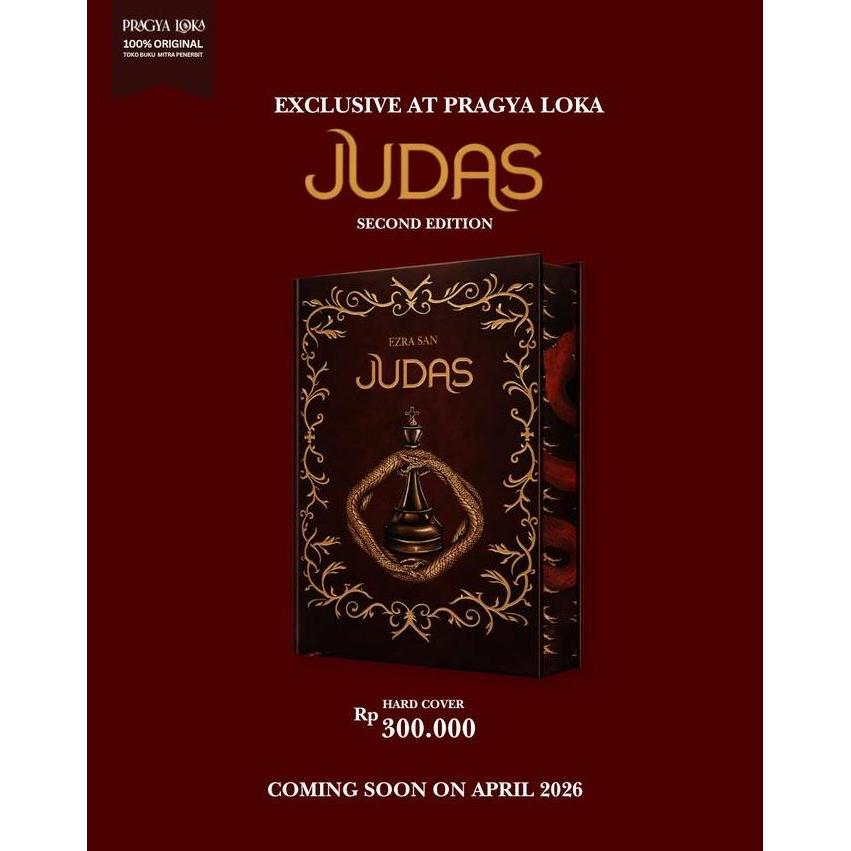 PREMIUM / (BONUS GANCI/KALENDER) Novel Judas - Ezra San - Lovrinz