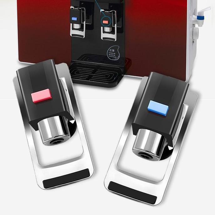 TACA Kran Air Dispenser Dorong - 1 PC Keran Guci Pencetan Galon Drat Luar Putih Biru | COD