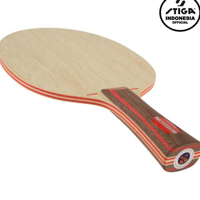 STIGA Clipper Wood | Kayu Blade Pingpong Original Standar ITTF JTTAA
