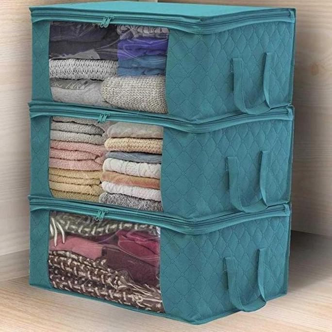 AME Tas Laundry Lipat / Tas Penyimpanan Portable Storage Box Organizer