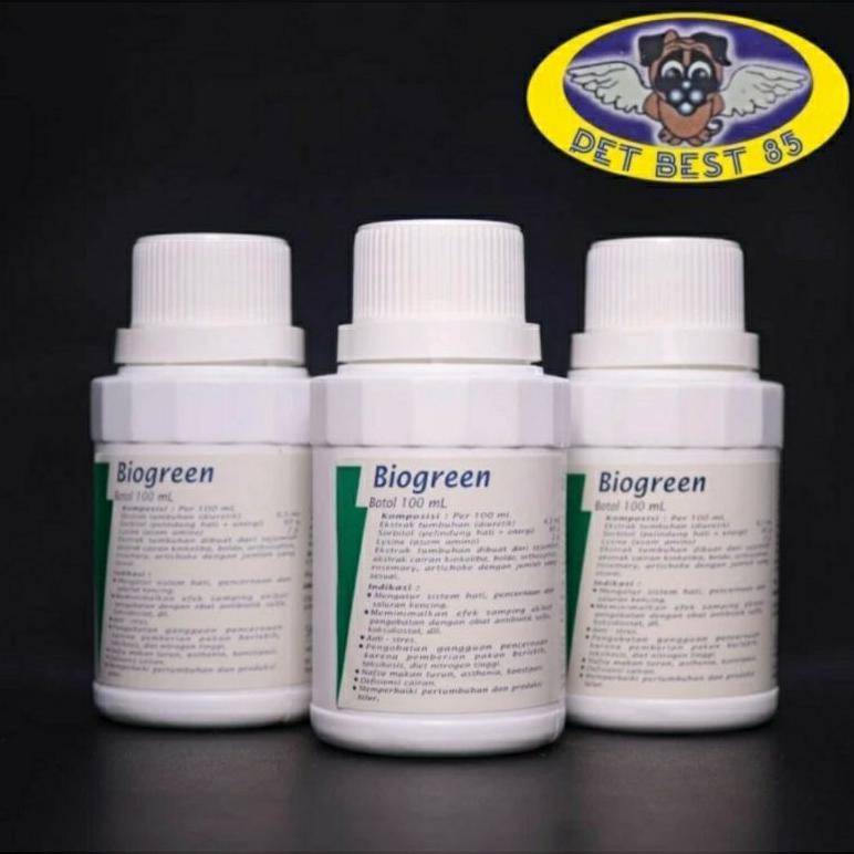 Ready Stock Biogreen 100Ml Supplement Sorbitol Lysine Cat/Dog/Ayam/Merpati/Sapi Berkualitas