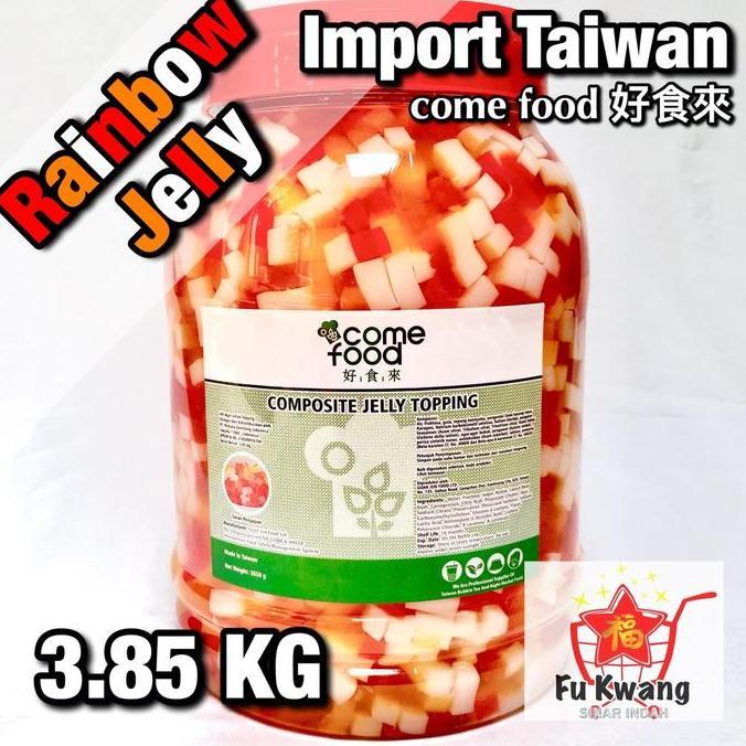 Rainbow Jelly Come Food Brand Import Taiwan 3,85 kg PROMO