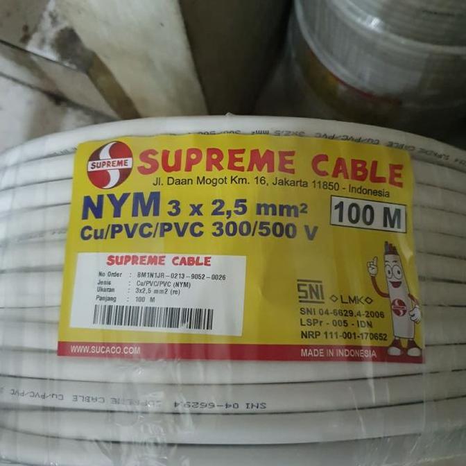 Sezo- Kabel Nym 3X2,5 Supreme @100 / Nym Supreme 3X2,5 @100