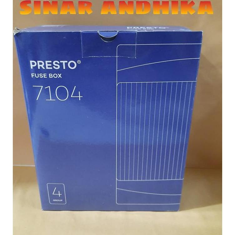 Denco- Box Mcb Presto Inbow 4Group + Cover 3804-7804