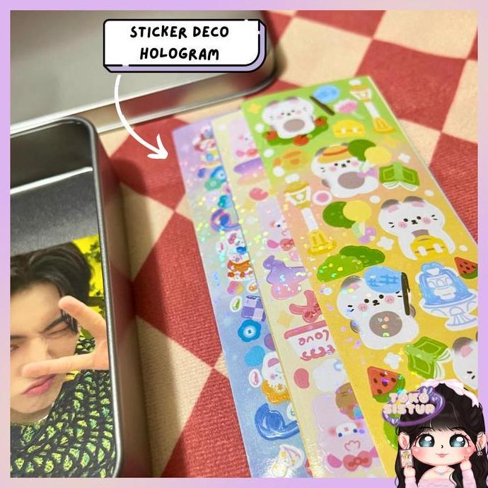 Ityes- Sistur Tin Case Deco Odd But Cute Kotak Kaleng Tempat Photocard Pc Storage Desn Ukuran 11X8.5