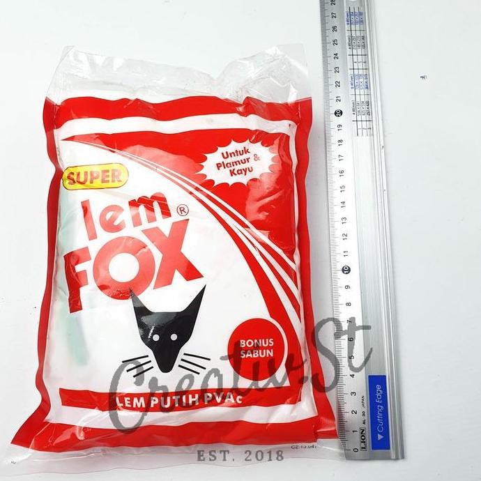 FOX LEM PUTIH PLASTIK 700 GR LEM KAYU TRIPLEK
