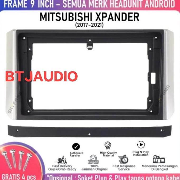 Frame Head Unit Tv Mobil Android Mitsubishi Xpander Ukuran 9" Dan 10" Restock