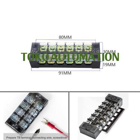 TB2506 TB 2506 TERMINAL BLOCK BLOK KABEL PANEL MOUNTED TB-2506 PH74 AUTOMA