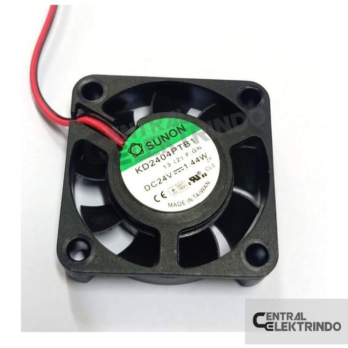 DI42 - Fan Dc 24v 4x4 / 12v 5x5 cm | Kipas Dc 24Volt 4 / 12volt 5 cm Cooling Fan Konektor 2 pin Teba