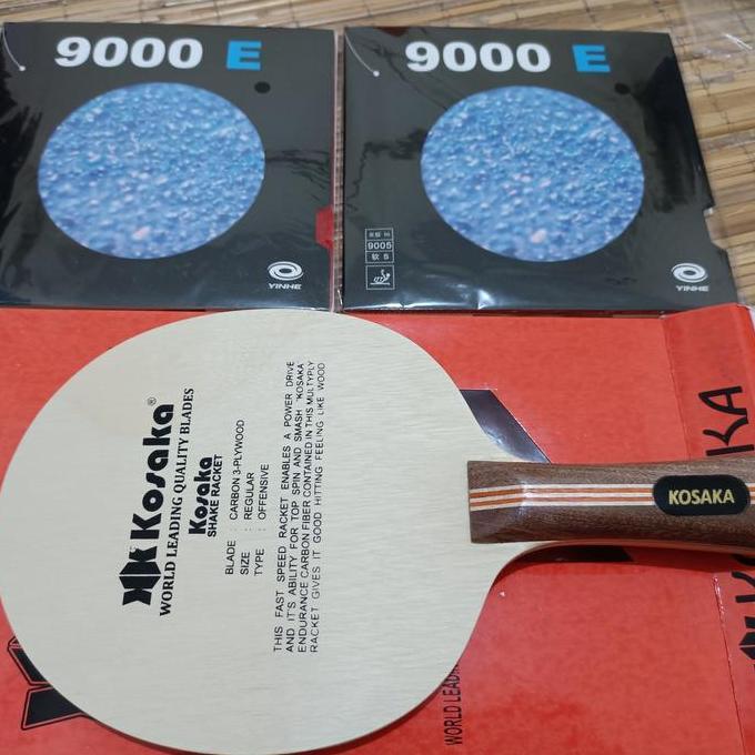 PAKET BET TENIS MEJA KOSAKA HANDLE MODEL SARDIUS PLUS YINHE ORIGINAL