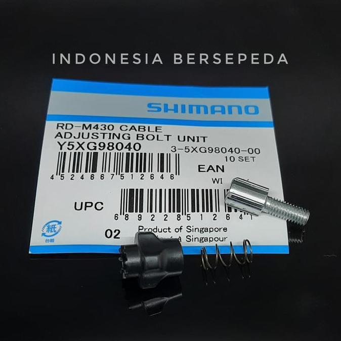 SHIMANO REAR DERAILLEUR RD-M430 CABLE ADJUSTING BOLT UNIT FOR SHIMANO ALTUS ACERA ALIVIO CLARIS SORA