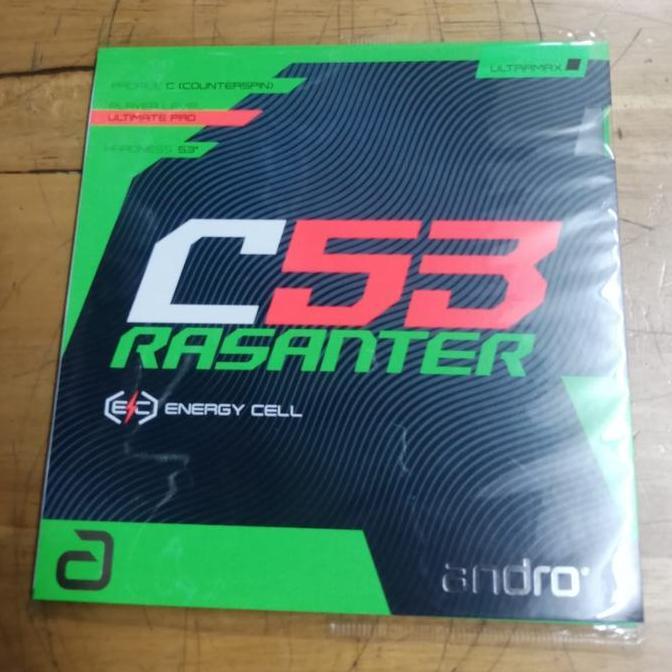 NEW KARET TENIS MEJA NEW ANDRO RASANTER C53 ORIGINAL