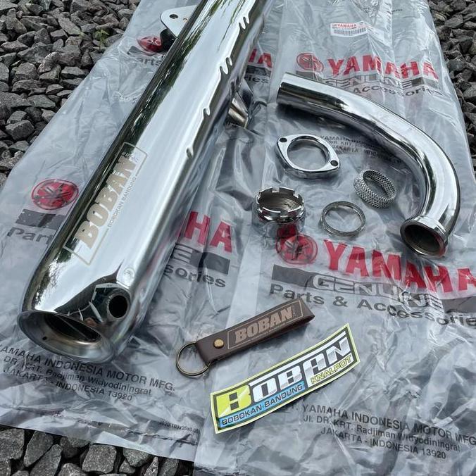 Boban Fullset Nuklir C33 C39 Knalpot Rx King Original Boban Knalpot