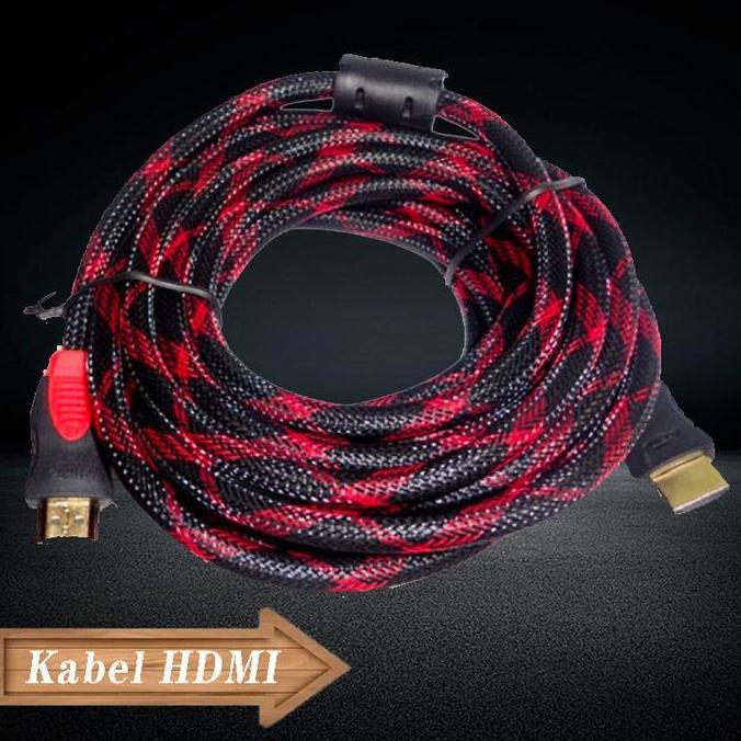 DF21 >> kabel jaring hdmi 10meter hdmi to hdmi Laptop ke TV monitor