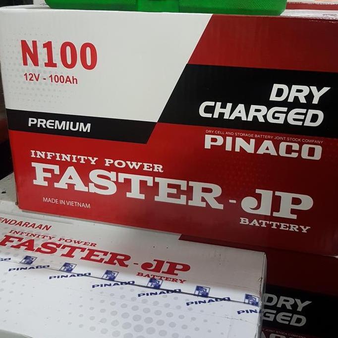 Aki 12v 100ah N100 Faster