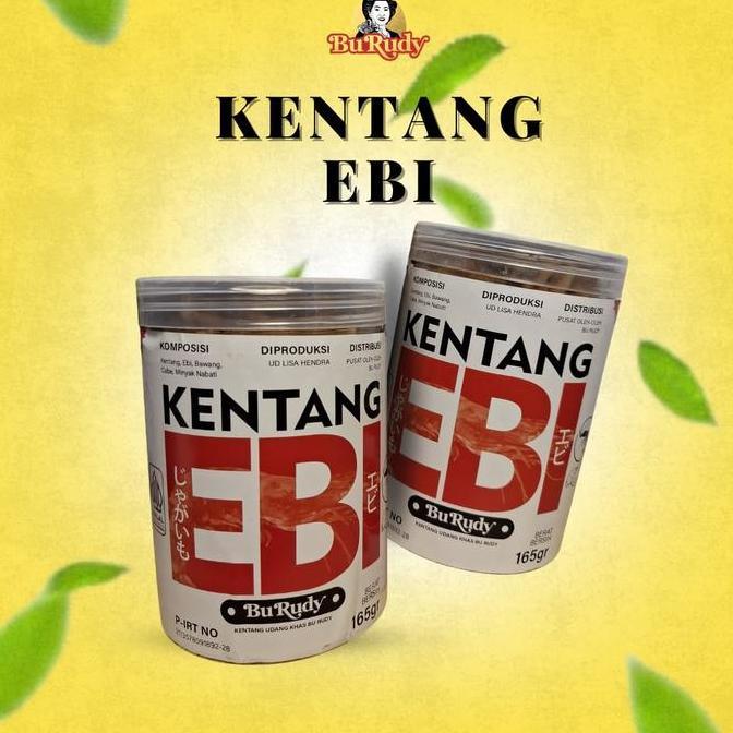 Comida - Kering Kentang Ebi Bu Rudy Kemasan Tube 165Gr Khas Oleh Oleh Surabaya