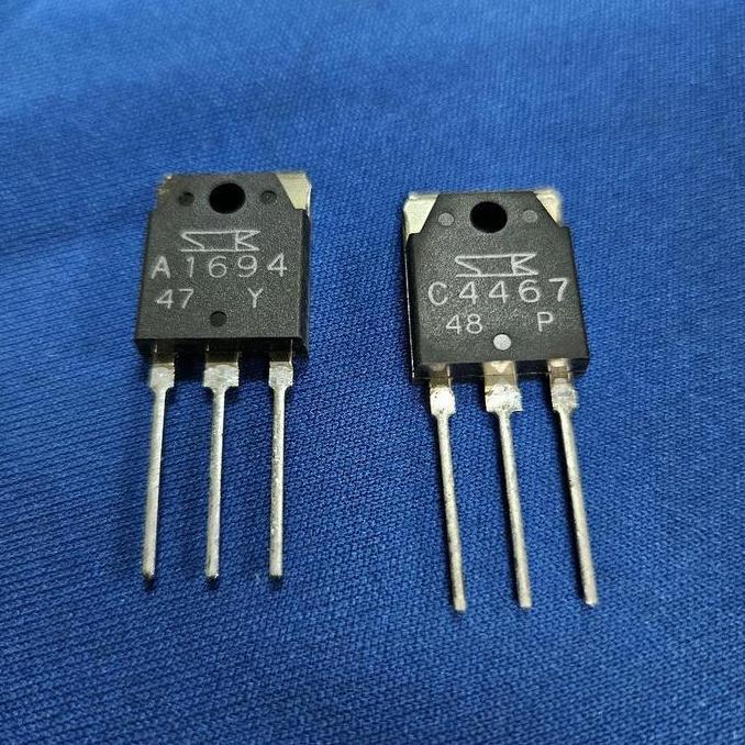 POLA TRANSISTOR POWER A 1694 C 4467 TRANSISTOR FINAL SANKEN A1694 C4467
