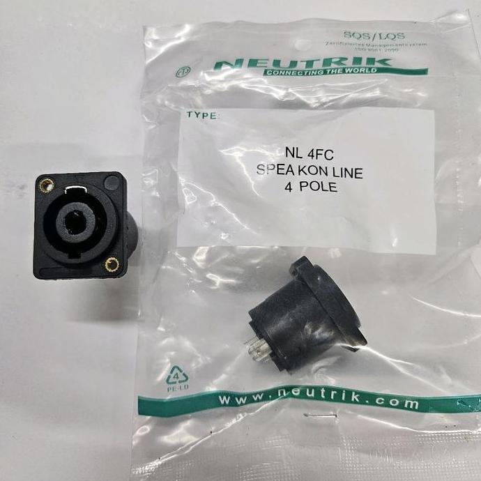 POLA 10PCS SOKET SPEAKON NEUTRIX SOKET SPIKON NEUTRIK