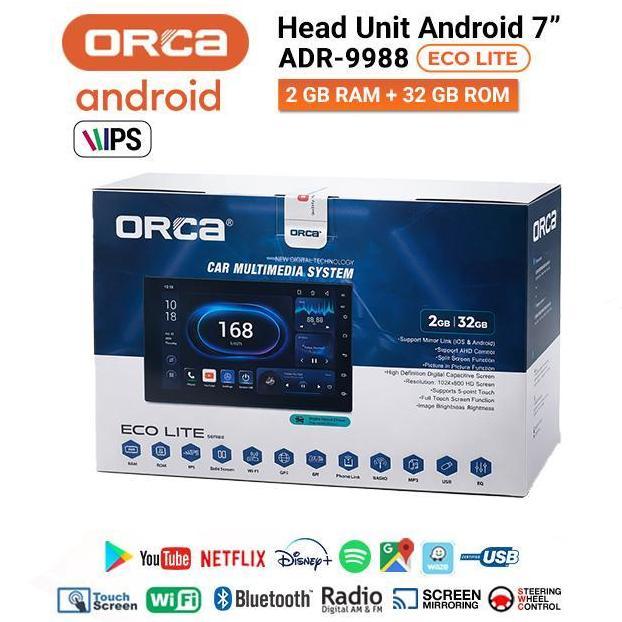 Head Unit Android Orca Eco Lite 7 inch/ Orca ADR 9988 7inch 2/32