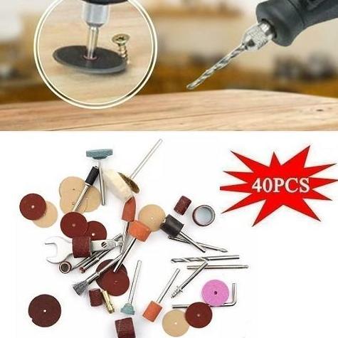 40 Set Mata Grinda Mini Grinder Pemotong Amplas Grinda Dc