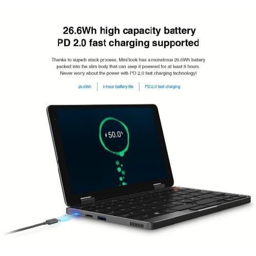 CHUWI MINIBOOK INTEL N150 16/512GB DDR5 NVME 8" MINI YOGA LAPTOP WINDOWS 11 GLOBAL VERSION ORIGINAL 