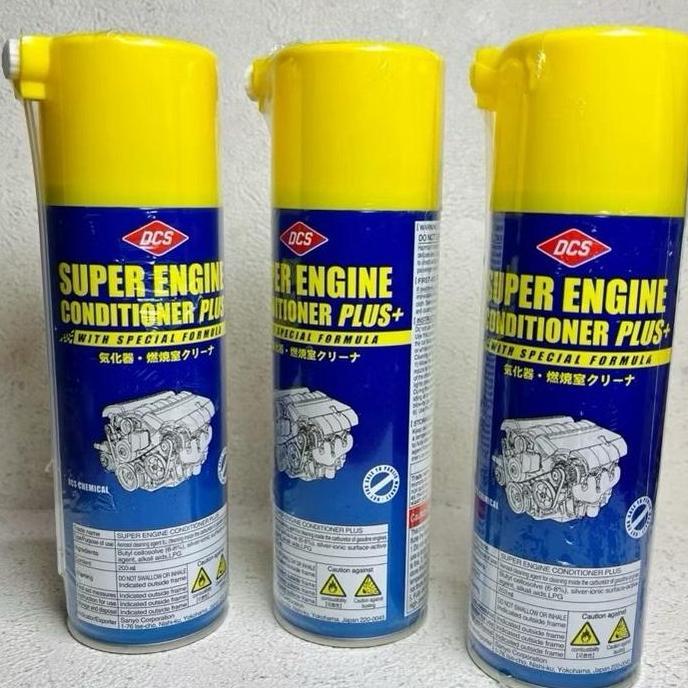 DCS SUPER ENGINE CONDITIONER PLUS+ 203ML ORIGINAL FORMULA KHUSUS PEMBERSIH KERAK KARBON MESIN BENSIN