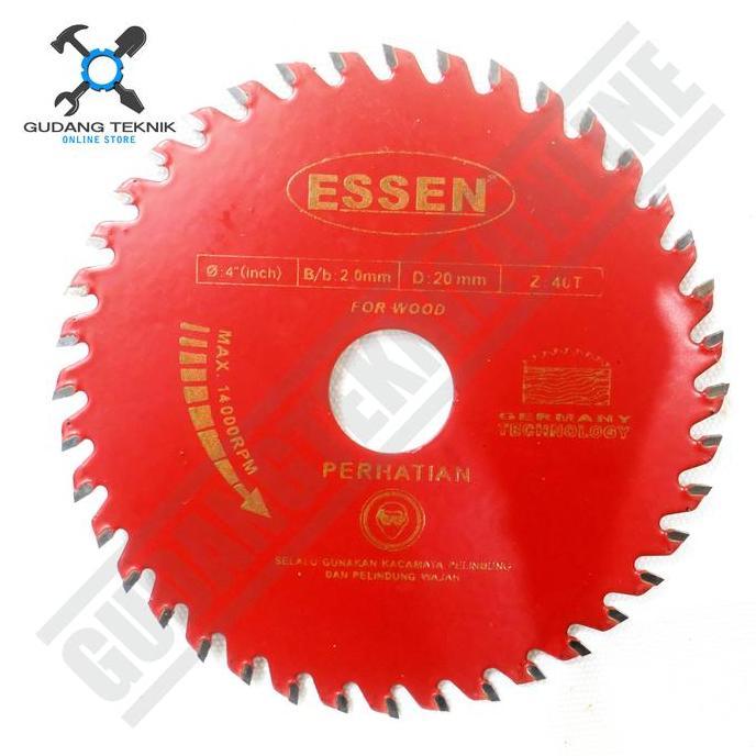 PEUNBIM Mata Pisau KAYU Circular Saw ESSEN 4" 24T 40T Circular Saw Blade