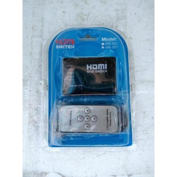 DR293 >> HDMI switcher 5 port + remot HDMI switch - HDMI switcher
