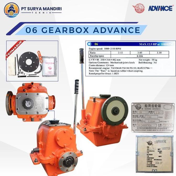 06 GEARBOX KAPAL ADVANCE / MARINE GEARBOX 06