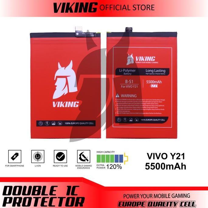VIKING Baterai Vivo Y21 2020 - Y21s - Y33s - Y21t B-S1 Double Power