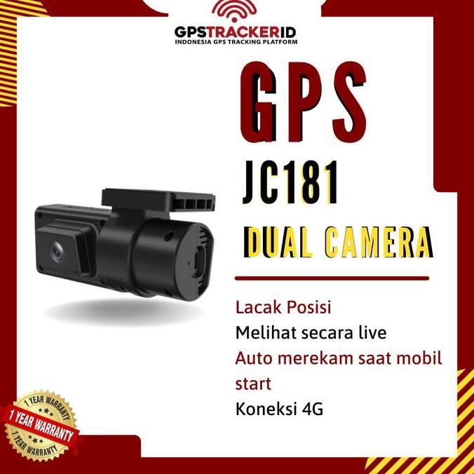 GPS Tracker Jc181 Dual Camera Dashcam 4G mobil original