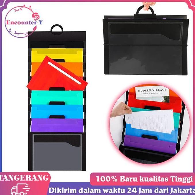 YUTUSAKA A4 Tas Dokumen Anti Air Rak File Gantung Warna Folder File Dokumen