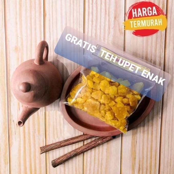 Best Seller GULA BATU KUNING KRISTAL PREMIUM 500gram ENAK GRATIS teh upet cirebon Berkualitas 100% o