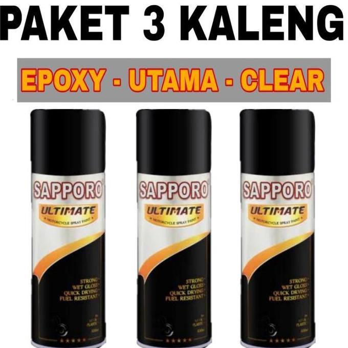 B. PAKET 3 KALENG pilok pilox cat sapporo saporo ultimate paket 3 kaleng saporo M63 SUBARU BLUE M61 