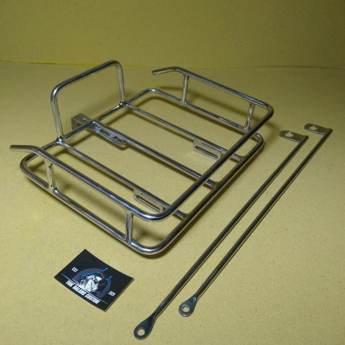 Rak Depan Sepeda / Rak Medium Pagar / Rak Sepeda - Stainless