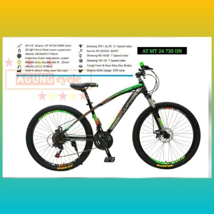 ROSYANTI_TJI - SEPEDA GUNUNG MTB ATLANTIS 24"