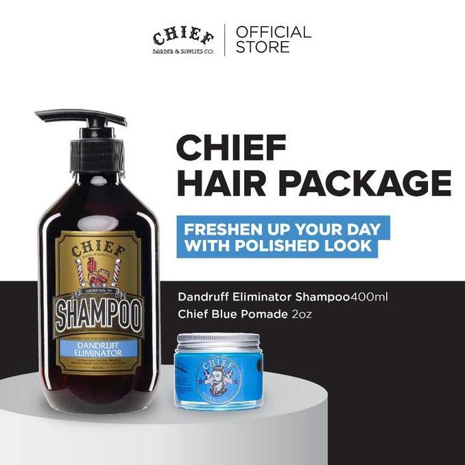 CHIEF Gentlemans Package | Chief Pomade + Chief Shampoo 400ml