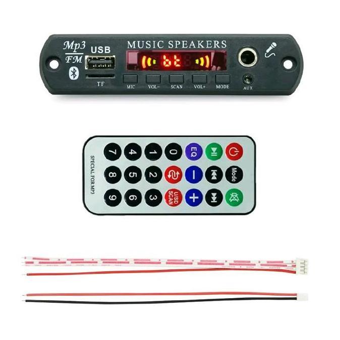 MODUL MP3 BLUETOOTH MIC KARAOKE PLUS ECHO BASS TREBLE TERBARU