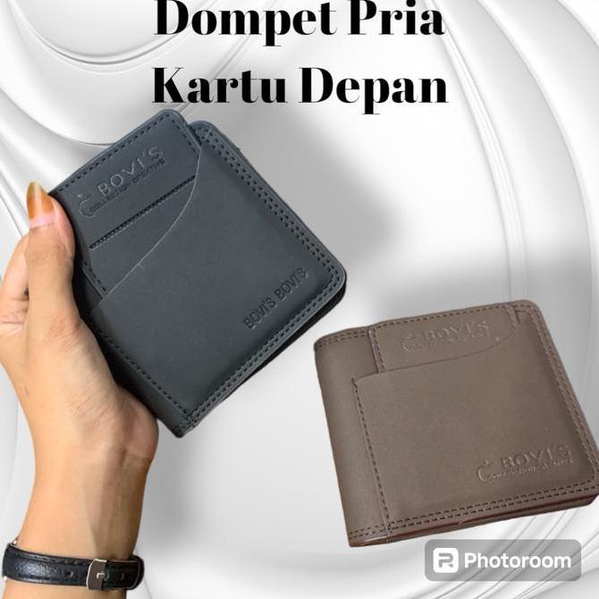 DB40 - Dompet Pria Import Original Bovis Model Distro Harga Murah Bahan Kulit PU Kualitas Memuaskan 