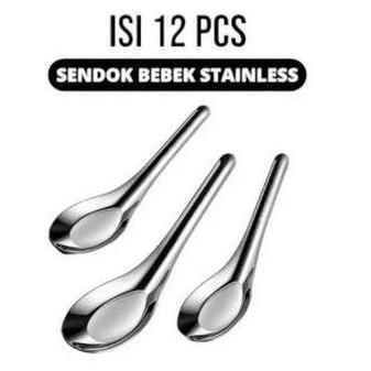 Sendok Bebek Stainless (12 Pcs)/sendok bebek stainless steel/sendok bebek/sendok/sendok bebek ss